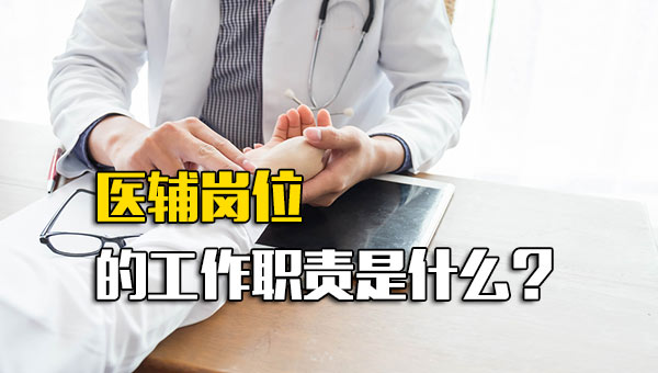 医辅岗位的工作职责是什么？